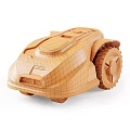 Modern jewelry ornaments combination robot lawn mower WORX plot 3d model