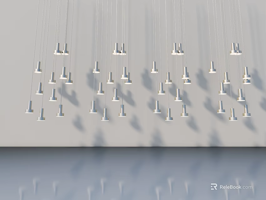 Modern White Hinged Door Design For Home Interior With Smooth Surface 3d model