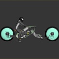 Motorcycle Two-wheeled Motorcycle Cross-country Motorcycle Road Race Motorcycle Motor Vehicle Transport 3d model