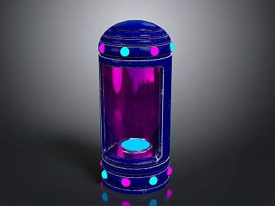 Modern Sci-Fi Capsule Space Capsule Hibernation Cabin Freezing Cabin 3d model