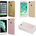 Apple iPhone Devices In Various Colors With Front Screens And Back Designs Including Packaging Box 3d model