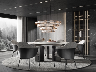 Modern Minotti Restaurant model