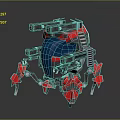 Mech Warrior Mech Soldier Machine Battlearm Mechanical Battlearm Machine Fighter Robot 3d model