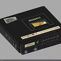 Black Marantz Vintage Cassette Audio Player With Control Knobs Buttons And Slot