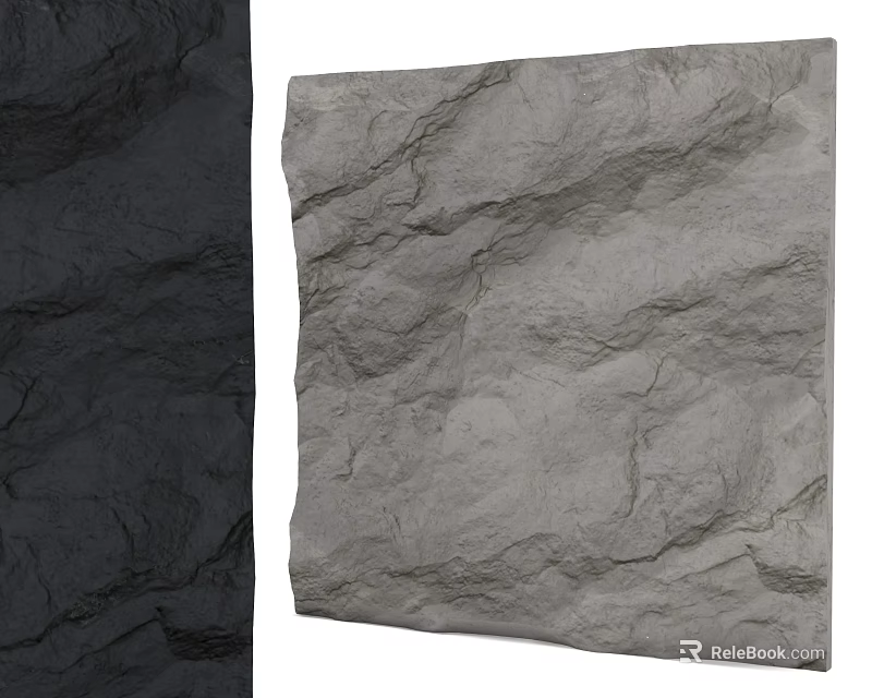 Dark And Light Gray Stone Texture Background Wall With Natural Pattern Surface For Interior Decoration 3d model