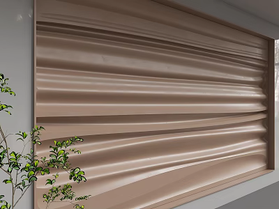 Modern background wall 3d model