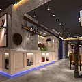 Modern Clothing Store Interior With Open Racks And Fashion Apparel