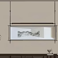 Middle Ancient Style Decorative Painting 3d model