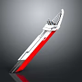 Modern Utility Knife Design With Red White Casing And Sharp Blade
