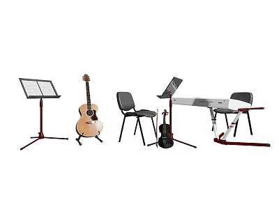 Musical Instrument Score 3d model