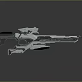 Modern Weapon Concept Weapon Concept Gun 3d model