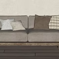 Silent double sofa 3d model