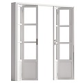 Modern Middle Style Folding Door 3d model