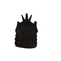 Traditional Decorative Ceramic Hats With Intricate Facial Features And Spiked Designs