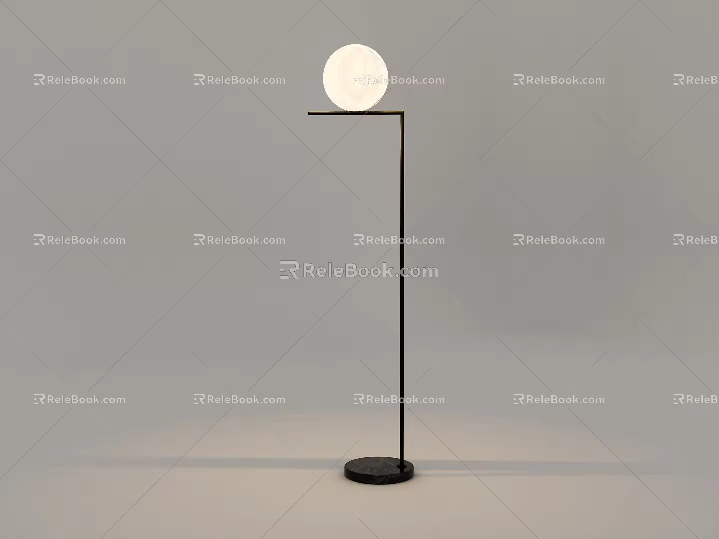 Modern floor lamp 3d model
