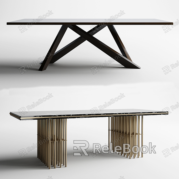 Light Luxury Dining Table Table Combination model