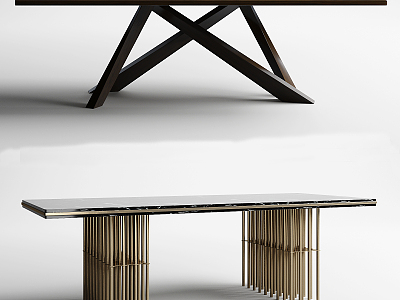 Light Luxury Dining Table Combination model