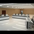Command Hall Operation Console Science and Technology Sense Booth Fire Monitoring Desk Dispatching Computer Desk Baking Paint Desk Computer Room Office Exhibition Number 3d model