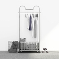 Modern Hanger Floor Hanger Coat Rack Hanger Hanger 3d model