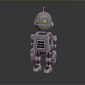 Robot Assistant Small Robot Butler Robot Butler Figure Game Figure 3d model