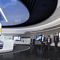 Arc Exhibition Hall Science and Technology Space 3d model
