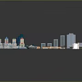 Diverse Architectural Models Featuring Modern Buildings With Various Shapes And Sizes