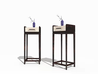 New Chinese Style Lover Side 3d model