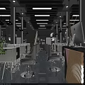 Modern Beauty and Hair Salon Interior With Stylish Chairs Mirrors and Workstations