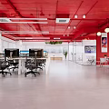 enscape of public office area 3d model