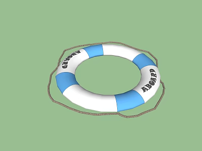 modern swimming buoy lifebuoy 3d model modern swimming buoy lifebuoy 3d model