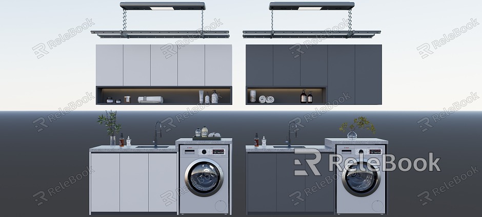 Home Balcony Balcony Cabinet Washing Machine Bath Cabinet Washing Machine model