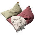 Modern Lazy Sofa Single Sofa 3d model