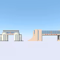 Various Entrance Gate Designs Featuring Classical And Modern Architectural Elements