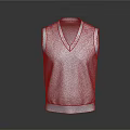 Light Green V neck Sleeveless Vest With Soft Fabric For Casual Wear