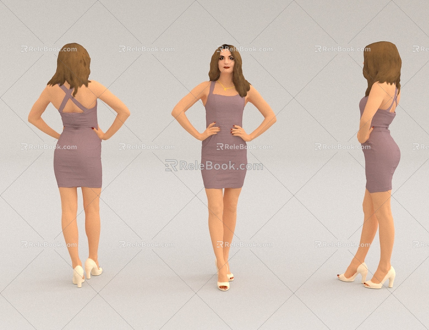 Figure model woman 3d model