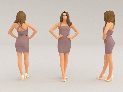 Figure model woman 3d model