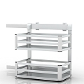 Modern Interior Storage Rack 3d model