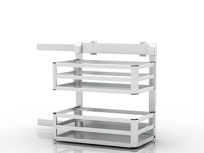 Modern Interior Storage Rack 3d model