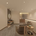Elegant Traditional Chinese Beauty Salon Interior With Ancient Aesthetics And Decorative Elements