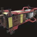 Modern engine racing engine 3d model