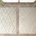 Modern Square Carpet 3d model