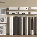 Air conditioning Central air conditioning Vertical air conditioning Air conditioning External air conditioning Hanging air conditioning 3d model