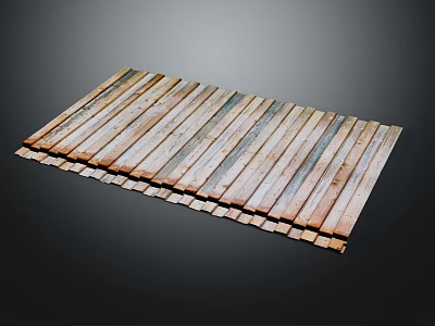 Natural Wooden Stone Plank Design With Smooth Surface And Textured Finish 3d model