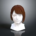 Braided scalding spiral scalding physical scalding air braid scalding corn whisker scalding ball head Taoist head pan head 3d model
