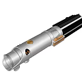Electric Toy Lightsaber With Silver And Red Design Light Up And Sound Effects