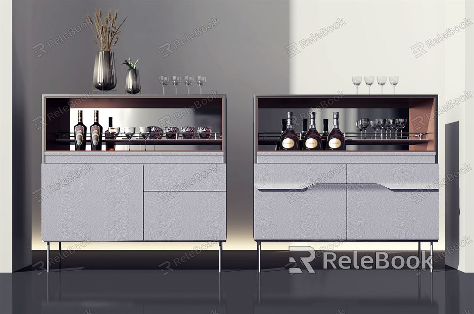 Modern Wine Cabinet model