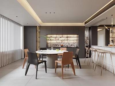 Modern Restaurant 3d model