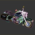 Motorcycle Two-wheeled Motorcycle Cross-country Motorcycle Road Race Motorcycle Motor Vehicle Transport 3d model