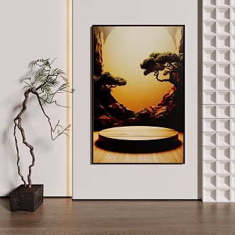 Hanging picture 3d model