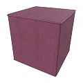 Purple Square Fabric Bar Stool with Modern Design for Home Kitchen Counter Use